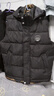 稻草人羽絨棉馬甲男士秋冬季新款保暖外套加絨加厚棉衣外穿無(wú)袖坎肩馬夾 1906黑色 XL 曬單實(shí)拍圖