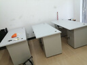 洛具匯鋼制辦公桌員工桌財務(wù)職員鐵皮桌不銹鋼電腦桌寫(xiě)字臺帶抽屜帶鎖桌 1.2米加厚五斗一空一鍵盤(pán) 曬單實(shí)拍圖