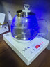 益茶福全自動(dòng)上水電熱水壺茶臺燒水壺飲水燒水一體機玻璃底部上水單壺茶幾煮茶壺保溫泡茶壺開(kāi)水壺煲水壺 1L 藍光玻璃壺ZC-S516套裝 曬單實(shí)拍圖