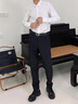 JASONWOOD品牌輕奢男鞋秋季新款頭層牛皮休閑皮鞋男厚底增高運動(dòng)鞋子男 黑色【輕奢男鞋】 42 曬單實(shí)拍圖