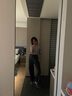 優(yōu)衣庫女裝針織廓形長褲快干速干吸汗高腰彎刀鐮刀褲新款479688 08 深灰色 M /160/68A 曬單實拍圖
