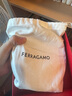 菲拉格慕（Ferragamo）腰帶男士商務(wù)雙面板扣皮帶牛皮 3.5CM寬 七夕節禮物 送男友禮盒裝 黑棕荔枝紋/槍色扣679710-689134 曬單實(shí)拍圖