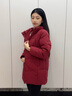 波司登（BOSIDENG）25新款羽絨服女短款連帽加厚90絨商場同款休閑百搭外套B250245122 醇酒紅|1856-趨勢推薦 S 160/88A 體重約110-130斤 曬單實拍圖