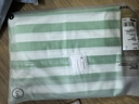 蕉內（Bananain）王一博同款305H純棉睡衣男女士100%棉情侶家居服短袖短褲套裝夏季 【短褲款條紋-男】彌草綠橫條紋 2XL 曬單實(shí)拍圖