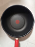 特福（Tefal）炒鍋家用不粘鍋平底炒鍋28cm炒鍋電磁爐燃氣灶通用有鈦 曬單實(shí)拍圖