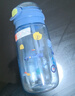 富光塔塔塑料兒童水杯tritan夏季吸管杯小學(xué)生大容量運動(dòng)戶(hù)外太空杯子 藍色恐龍500ml 曬單實(shí)拍圖