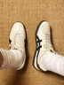 Onitsuka Tiger鬼塚虎男女款復古德訓鞋輕便透氣運動(dòng)休閑板鞋TOKUTEN 1183B938 白色/黑色 38 曬單實(shí)拍圖