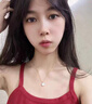 伊燦劉亦菲同款方塊吊墜項鏈女輕奢小眾高級感鎖骨鏈2025新款爆款頸鏈 劉亦菲同款方塊吊墜項鏈【金色】 曬單實拍圖