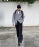 主意范（ZHUYIFAN）雙拉鏈開(kāi)衫毛衣外套男半高領(lǐng)加厚保暖秋冬oversize情侶針織衫夾克 灰色半高領(lǐng)（高品質(zhì)升級(jí)版） XL 125-145斤 曬單實(shí)拍圖