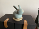 四方亭茶寵擺件精品高端可養茶桌茶盤(pán)創(chuàng  )意茶玩茶具配件汝窯兔子 曬單實(shí)拍圖