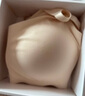 蕉內5系內衣女士收副乳聚攏小胸果凍條軟支撐無(wú)鋼圈防卷邊無(wú)痕文胸罩 茶膚 L （75C/80A/80B） 曬單實(shí)拍圖