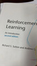 現貨 強化學(xué)習導論 Reinforcement Learning: An Introduction 曬單實(shí)拍圖