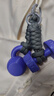 KORSBERRY鑰匙扣掛件3D打印原創(chuàng  )手機掛繩背包書(shū)包附件壺鈴啞鈴 紫色 曬單實(shí)拍圖