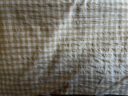 潔麗雅（Grace）枕套A類(lèi)抗菌純棉新疆棉 吸汗枕頭套 48*74cm 奶茶小棕格一對裝 曬單實(shí)拍圖