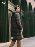 彪馬（PUMA）600蓬80絨寬松長(cháng)款運動(dòng)羽絨服男新款冬季鴨絨外套 846321 黑色-01 M (175/96A) 曬單實(shí)拍圖