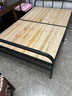 全品屋折疊床單人床辦公室午休床午睡床行軍床醫院家用陪護硬板床鐵床 升級實(shí)木板-1.2米寬 曬單實(shí)拍圖