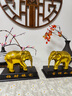 天祥緣銅大象擺件一對黃銅制吸水象招客廳玄關(guān)門(mén)口財直鼻子朝下大號銅象 原創(chuàng  )設計 15號吸水象一對 曬單實(shí)拍圖
