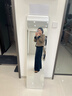 千禧華府全身鏡穿衣鏡落地鏡子掛門(mén)服裝店試衣防爆壁掛鏡一體簡(jiǎn)約白40*150 曬單實(shí)拍圖