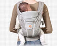 egobaby新款嬰兒背帶前抱式寶寶小月齡抱娃神器二美國狗夏季透氣遛娃腰凳 【性?xún)r(jià)比推薦】breze-淺灰色 曬單實(shí)拍圖
