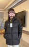 駱駝?dòng)鸾q服男防潑水鴨絨男女加厚戶(hù)外防寒冬季面包服外套女 黑色 男女同款,7674B 2XL 曬單實(shí)拍圖