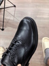愛(ài)步（ECCO）德比鞋 2025年秋季新款商務(wù)皮鞋男鞋增高婚鞋 都市首爾522364 黑色52236401001 42 曬單實(shí)拍圖
