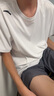 安踏（ANTA）速干冰絲運(yùn)動(dòng)套裝男夏季新款男士t恤短袖短褲青少年男裝跑步衣服 標(biāo)準(zhǔn)白套裝（速干-斜插口袋） XL/180(140-160斤） 曬單實(shí)拍圖