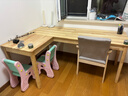花王實(shí)木轉角書(shū)桌家用辦公桌拐角L型學(xué)習桌北歐電腦桌 7100#1.8米單桌 曬單實(shí)拍圖