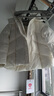坦博爾羽絨服女短款可拆卸帽時(shí)尚大廓形秋冬外套厚530368D 冰霜藍(lán) 160  曬單實(shí)拍圖