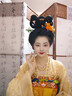 重回漢唐長(cháng)安渡原創(chuàng  )唐制齊胸破裙套裝國風(fēng)漢服女款春夏 上淺黃下橘黃齊胸套裝/預售45天 L 165 曬單實(shí)拍圖