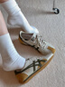 Onitsuka Tiger鬼塚虎男女鞋休閑鞋舒適透氣輕便慢跑鞋RUNSPARK 1183B480 米黃色 38 曬單實(shí)拍圖
