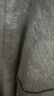 fano studios范洛Fano 慵懶高級感解構(gòu)交叉門襟蝙蝠袖圓領(lǐng)寬松廓形針織衫上衣 灰色第二批 L 曬單實(shí)拍圖