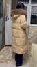 鷺青一原創(chuàng  )【香榭頌】90白鴨絨羽絨服女冬狐貍毛領(lǐng)加厚中長(cháng)款外套 卡其黃 XS 曬單實(shí)拍圖