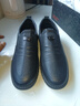 意爾康斷碼皮鞋男春秋新款休閑鞋真皮男士皮鞋軟牛皮透氣商務(wù)男鞋豆豆鞋 黑色真皮版 41 曬單實(shí)拍圖
