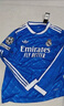 25-26皇馬長(cháng)袖二客 球衣休閑運動(dòng)足球服 藍色 M 曬單實(shí)拍圖
