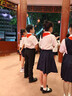 羅蒙兒童黑色西褲女童褲子男童休閑長(cháng)褲小學(xué)生演出 黑色西褲 150 曬單實(shí)拍圖