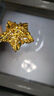 周大福 爆閃方糖許愿星星黃金吊墜(工費180)約1.35g EOF1392 曬單實(shí)拍圖