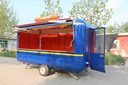 通碩小吃車(chē)多功能擺攤地攤四輪煎餅移動(dòng)美食早餐快餐燒烤燃油奶茶商用 餐車(chē)內廚具可定制 曬單實(shí)拍圖