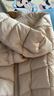笛莎（DEESHA）童裝女童2025秋冬短款三防輕薄羽絨服外套 卡其色 165 曬單實(shí)拍圖