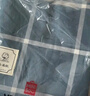 名創(chuàng  )優(yōu)品（MINISO）純棉色織水洗棉三件套全棉學(xué)生宿舍0.9米單人床被套150x200cm 曬單實(shí)拍圖