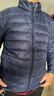 雅鹿【90鴨絨】輕薄羽絨服男士短款輕便保暖休閑立領(lǐng)秋冬防寒羽絨外套 曬單實(shí)拍圖