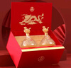 五糧液仙林生態(tài) 國杯金龍 52度500ml*2瓶 禮盒裝 中秋禮品 宴請送禮酒水 曬單實(shí)拍圖