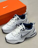 耐克（NIKE）官方男鞋女鞋 AIR MONARCH IVM2K氣墊運動(dòng)鞋休閑鞋老爹鞋跑步鞋 415445-102 男女同款 藍白 44 曬單實(shí)拍圖