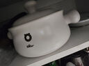 小熊（Bear）砂鍋白墩墩煲仔飯燉鍋耐高溫不開(kāi)裂1.8L小煲湯陶瓷鍋【蓮姐同款】 曬單實(shí)拍圖