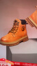 駱駝（CAMEL）【山澤】大黃靴男時(shí)尚馬丁靴男休閑工裝靴 L14W307636 土黃 41 曬單實(shí)拍圖