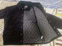 森馬（Semir）夾克男格紋絨感雪尼爾牛仔外套冬季棉服寬松教練服103724108101 曬單實(shí)拍圖