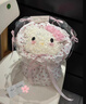MPPMCK新款可愛(ài)hellokitty花束凱蒂貓花束永生花畢業(yè)成品生日禮物成品 蝴蝶結碎花kitty花束(收藏送方形大禮袋) 曬單實(shí)拍圖