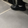 紅蜻蜓同款頭層牛皮男鞋男士商務(wù)休閑皮鞋男時(shí)尚透氣鞋英倫休閑 黑色單鞋6627 40 曬單實(shí)拍圖