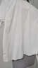 衣諾坊兒童襯衫短袖白色演出服西服襯衣夏款T恤  短袖：白色襯衫 160CM 曬單實(shí)拍圖