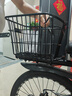 自行車(chē)后貨架快拆折疊車(chē)尾架支架成人單車(chē)配件山地車(chē)后筐騎行裝備 半快拆后貨架+帶蓋車(chē)筐 曬單實(shí)拍圖