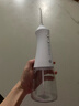京東京造沖牙器便攜式2噴嘴 300ML大水箱洗牙器水牙線(xiàn)潔牙器沖洗器牙齒清潔正畸預防牙結石生日禮物男 曬單實(shí)拍圖